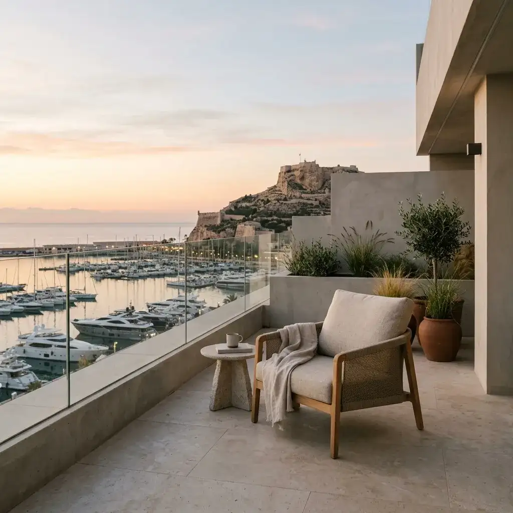 Vy över Alicante