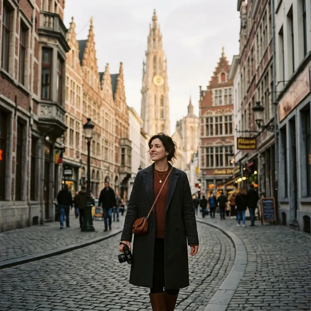 Stämningsbild från Antwerpen