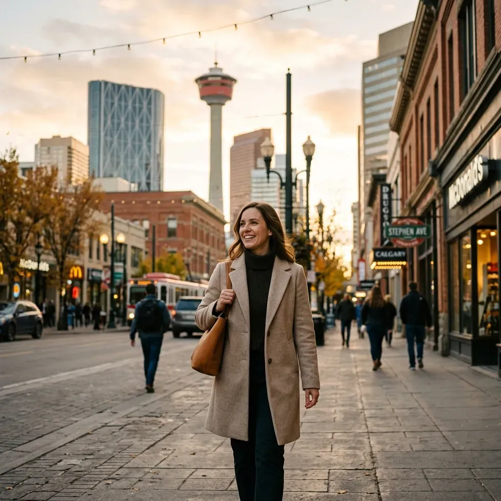 Stämningsbild från Calgary