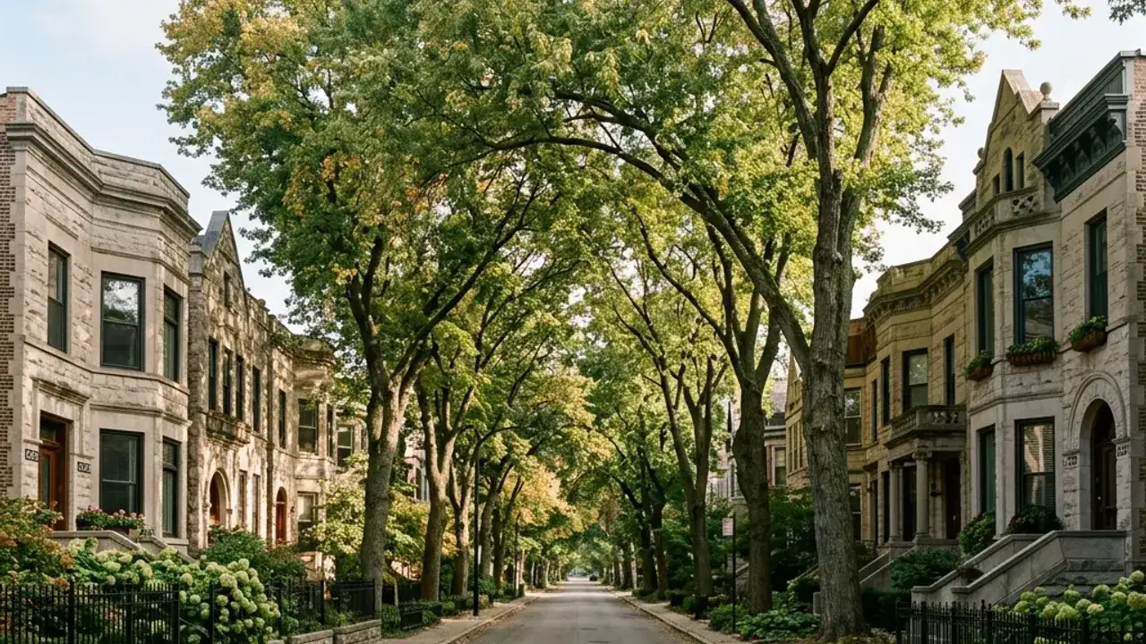 Vy över Chicago