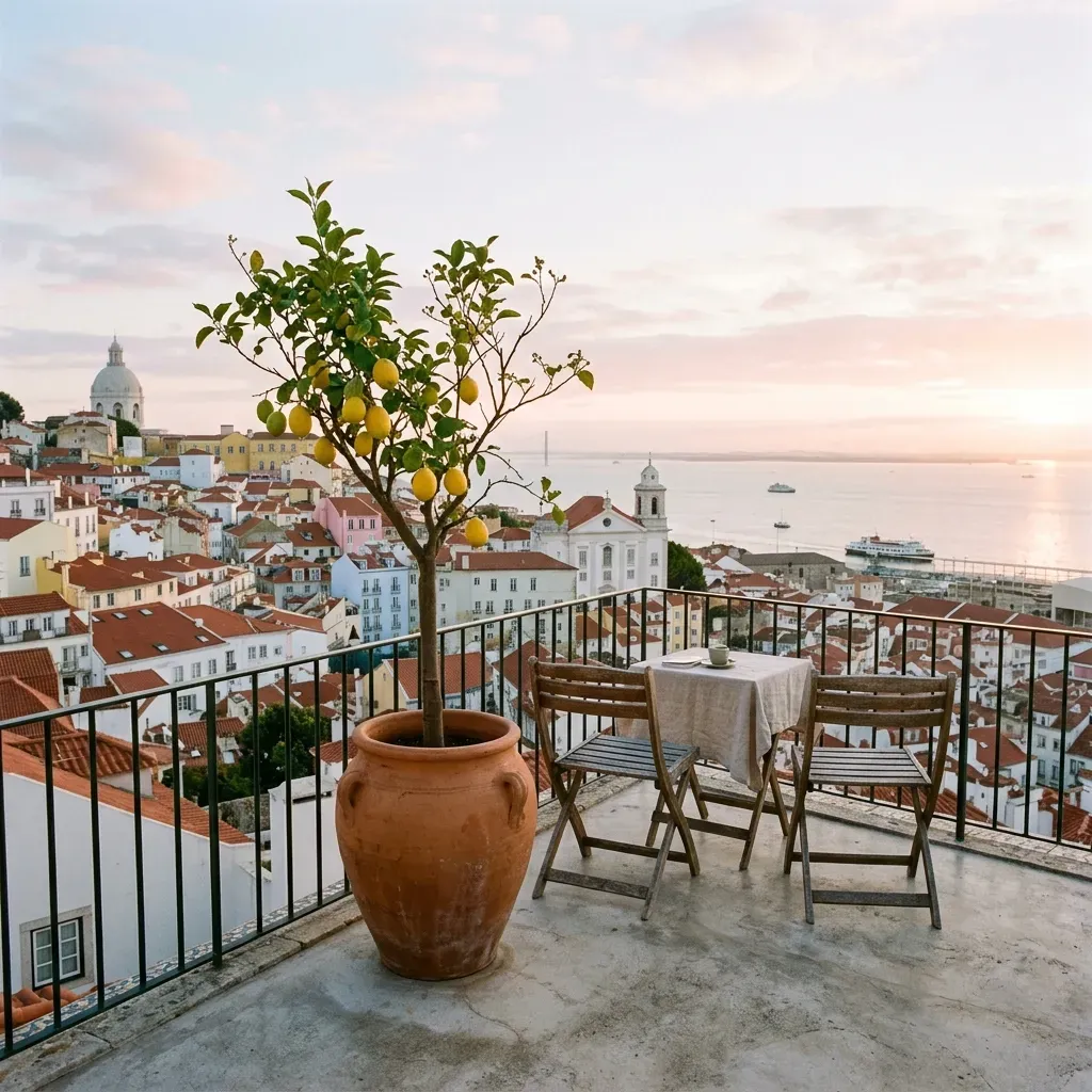 Vy över Lissabon