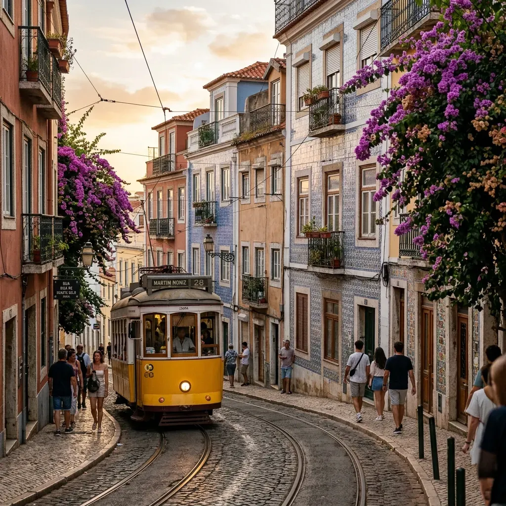 Stämningsbild från Lissabon