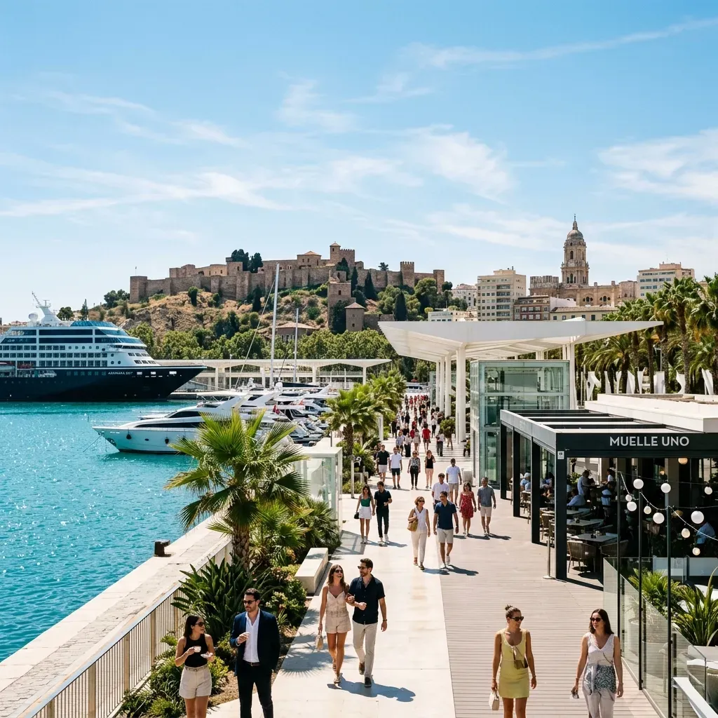 Stämningsbild från Málaga