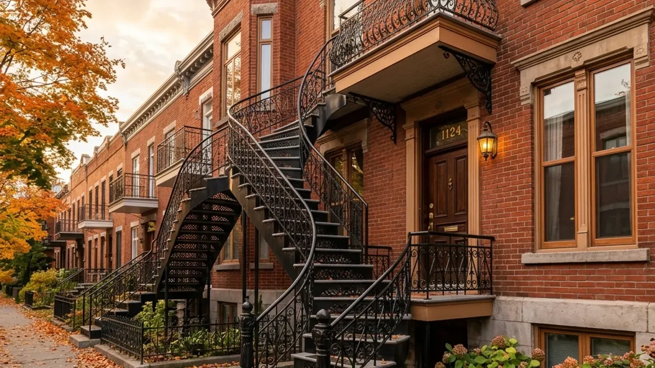 Vy över Montreal