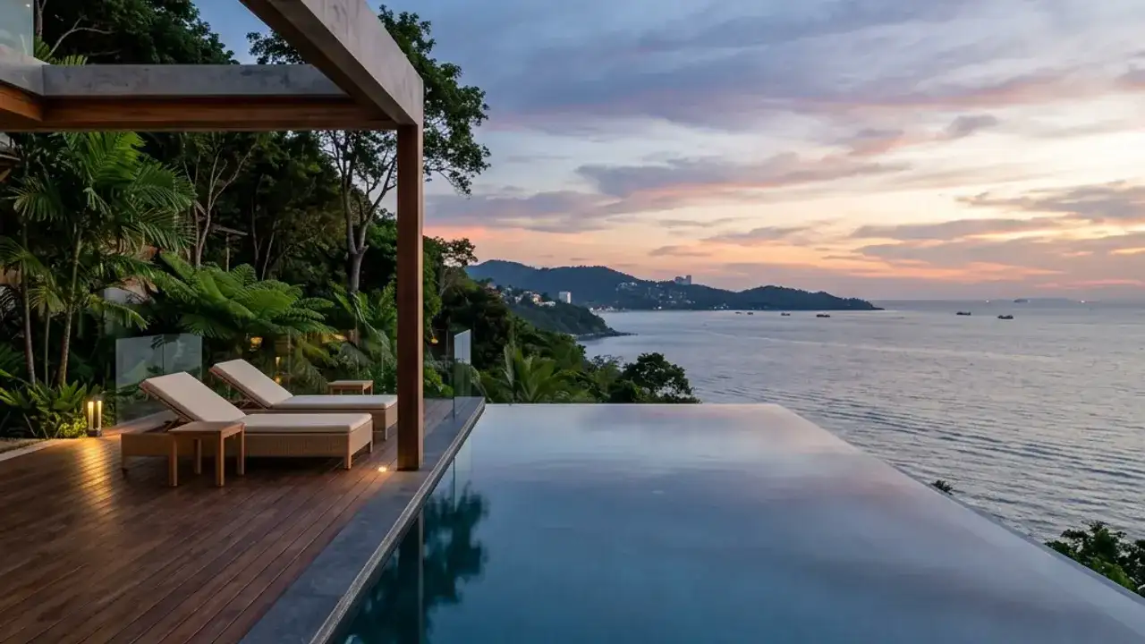 Vy över Pattaya