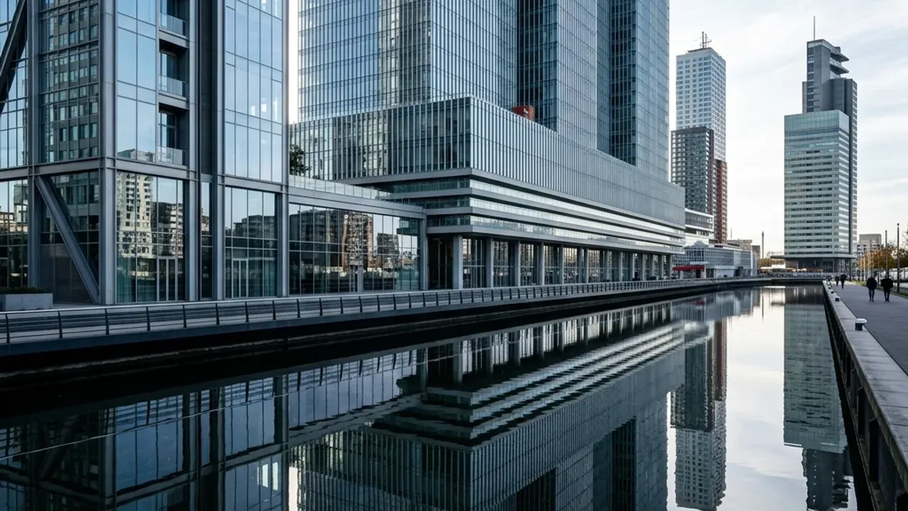 Vy över Rotterdam