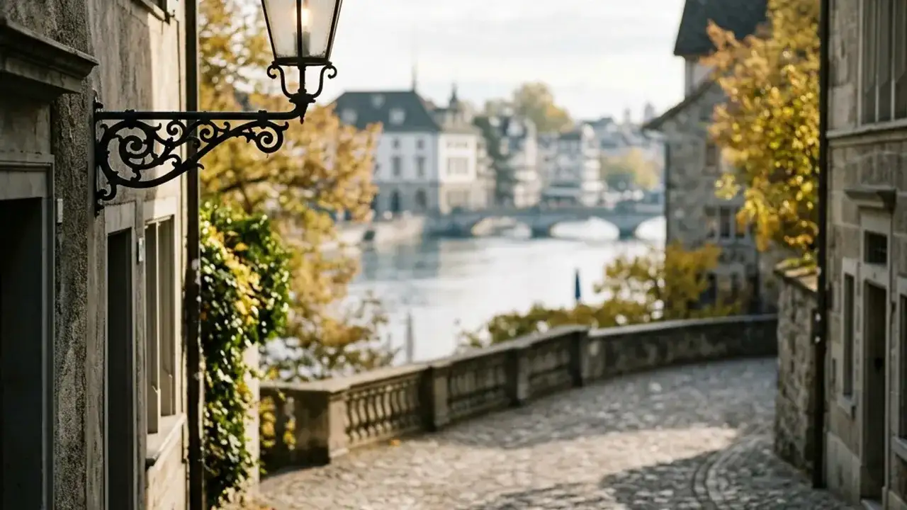 Vy över Zürich