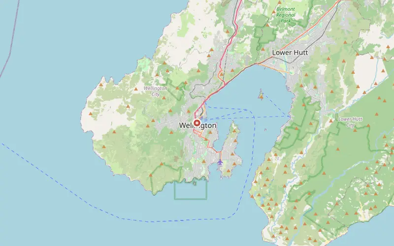 Karta som visar var Wellington ligger